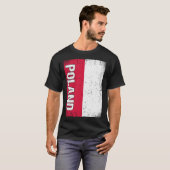 Poolse vlag Polen 1 T-shirt (Voorkant volledig)