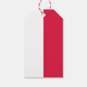 Poolse vlag (Polen) Gift Labels Cadeaulabel (Voorkant)
