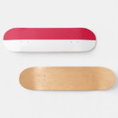 Poolse vlag (Polen) Persoonlijk Skateboard (Horizontaal)