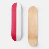 Poolse vlag (Polen) Persoonlijk Skateboard (Voorkant)