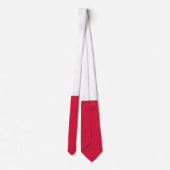 Poolse vlag (Polen) Stropdas (Achterkant)