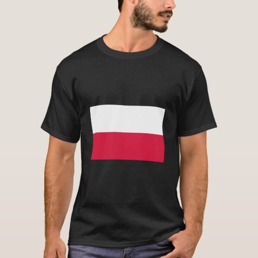 Poolse vlag (Polen) T-Shirt (Voorkant)