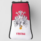 Poolse vlag, Poolse sport Golfclubs Hoesjes Golfheadcover (Draai 90)