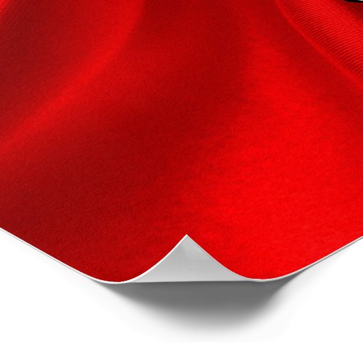 Poolse vlag poster (Hoek)