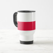 Poolse vlag reisbeker (Voorkant links)