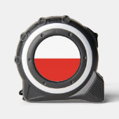 Poolse vlag rolmaat (Voorkant)