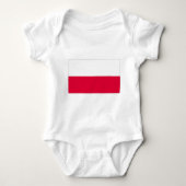 Poolse vlag romper (Voorkant)