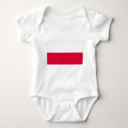 Poolse vlag romper (Voorkant)