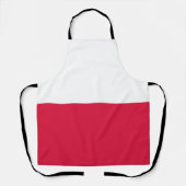 Poolse vlag schort (Voorkant)