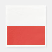 Poolse vlag servet (Voorkant)