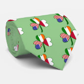 Poolse vlag Shamrock Stropdas (Opgerold)