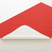 Poolse vlag sherpa deken (3/4)