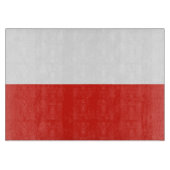 Poolse vlag snijplank (Voorkant)