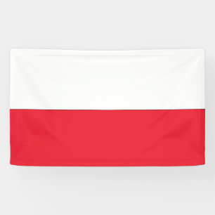Poolse vlag spandoek