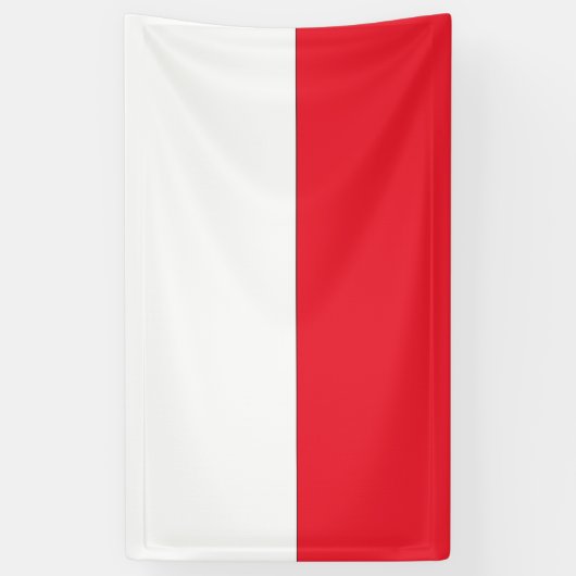 Poolse vlag spandoek (Verticaal)