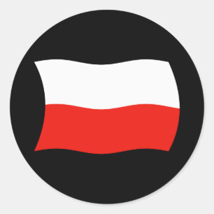 Poolse vlag Sticker