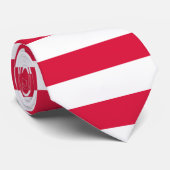 Poolse vlag stropdas (Opgerold)