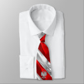 Poolse vlag stropdas (Gebonden)