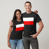 Poolse vlag t-shirt (Unisex)