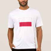 Poolse vlag t-shirt (Voorkant)