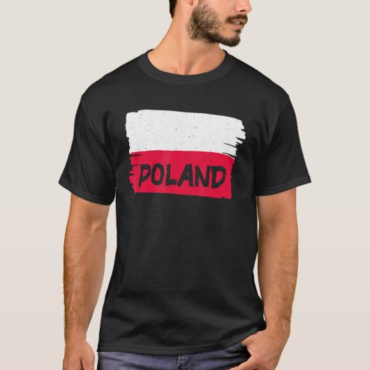 Poolse vlag t-shirt (Voorkant)
