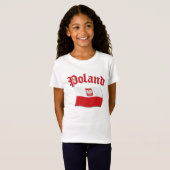Poolse vlag t-shirt (Voorkant volledig)