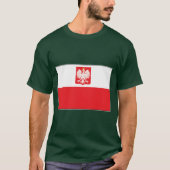 Poolse vlag t-shirt (Voorkant)