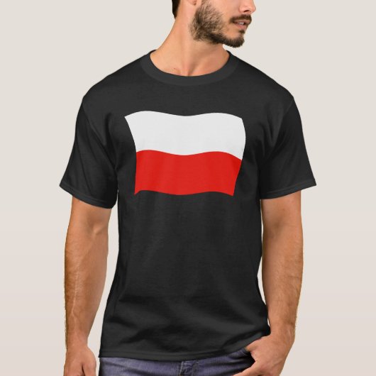 Poolse Vlag T-shirt (Voorkant)
