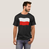 Poolse Vlag T-shirt (Voorkant volledig)
