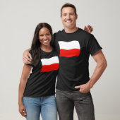 Poolse Vlag T-shirt (Unisex)