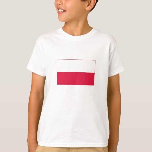 Poolse vlag t-shirt (Voorkant)
