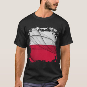 Poolse vlag t-shirt
