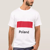 Poolse vlag t-shirt (Voorkant)
