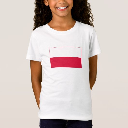 Poolse vlag t-shirt (Voorkant)
