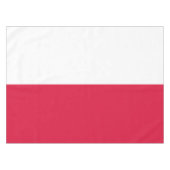 Poolse vlag tafelkleed (Voorkant (Horizontaal))