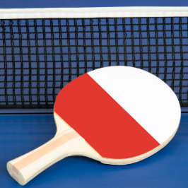 Poolse vlag tafeltennisbatje