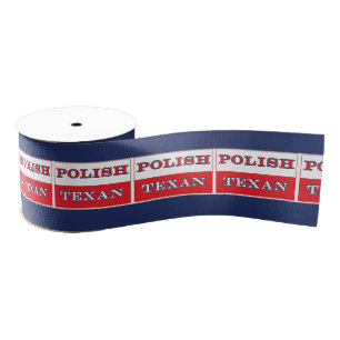 Poolse vlag Texan Poland Grosgrain Lint