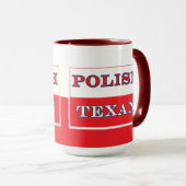 Poolse vlag Texan Poland Mok (Voorkant rechts)