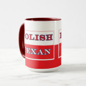 Poolse vlag Texan Poland Mok (Voorkant links)