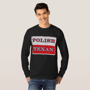 Poolse vlag Texan Poland T-shirt
