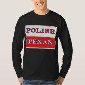 Poolse vlag Texan Poland T-shirt (Voorkant)