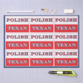 Poolse vlag Texan Poland Tissuepapier (Craft)