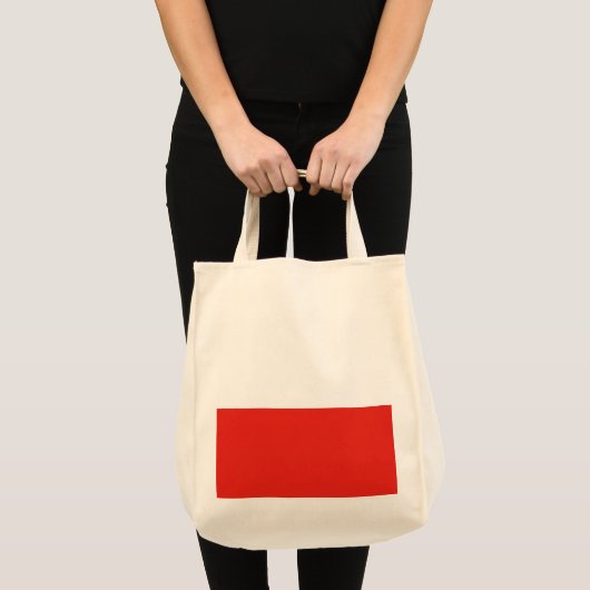 Poolse vlag tote bag (Voorkant (product))