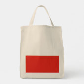 Poolse vlag tote bag (Achterkant)