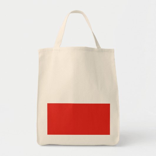 Poolse vlag tote bag (Voorkant)