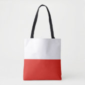 Poolse vlag tote bag (Voorkant)