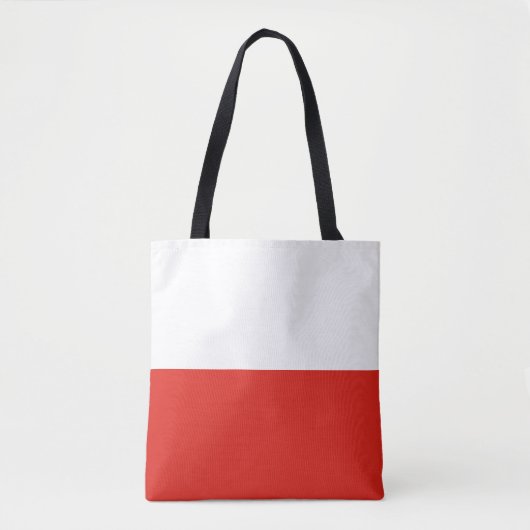 Poolse vlag tote bag (Voorkant)