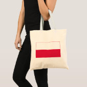 Poolse vlag tote bag (Voorkant (product))