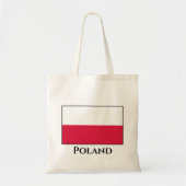 Poolse vlag tote bag (Voorkant)