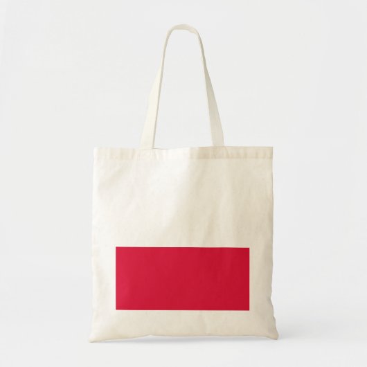 Poolse vlag tote bag (Voorkant)